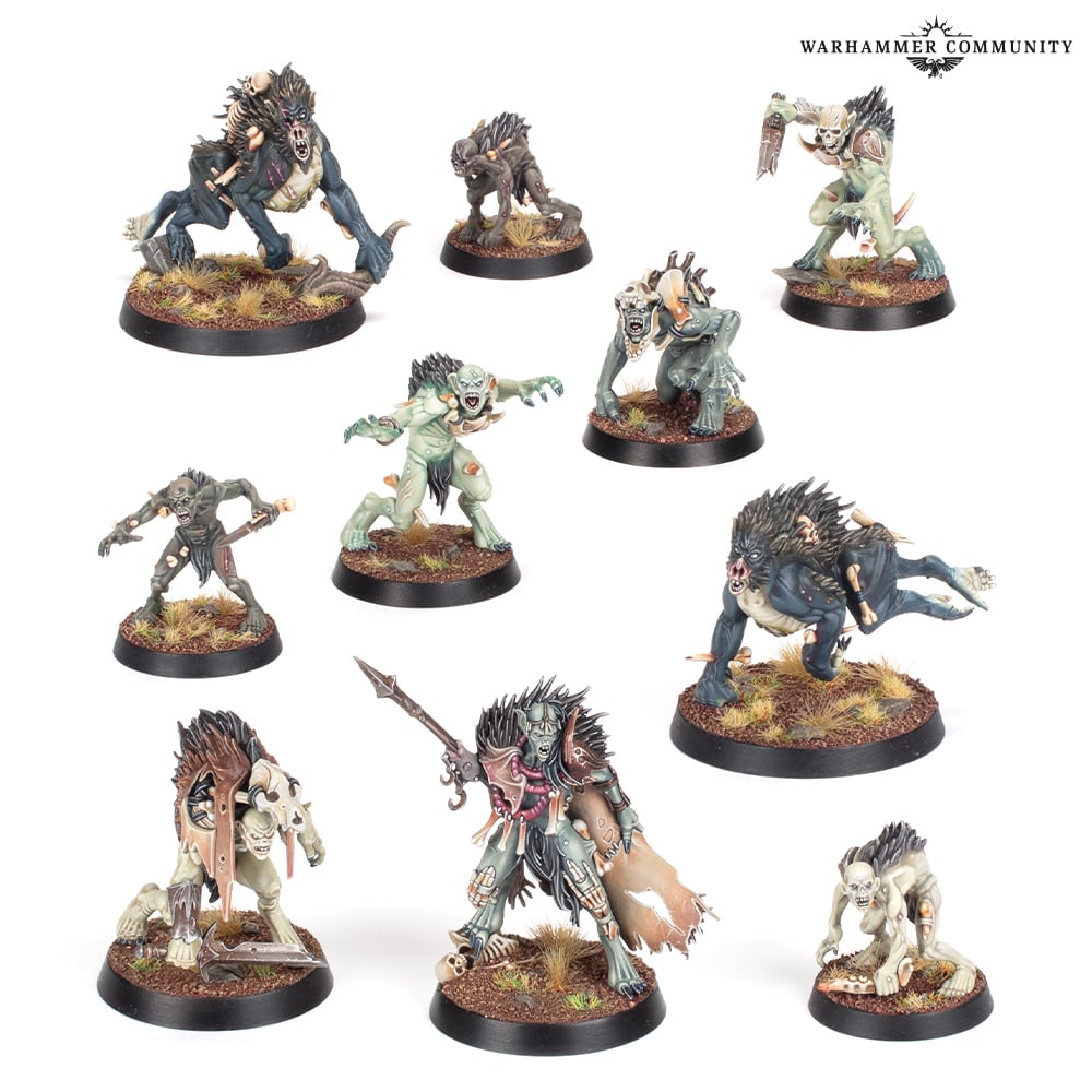An image of the royal Beastflayer models from Warcry Nightmare Quest